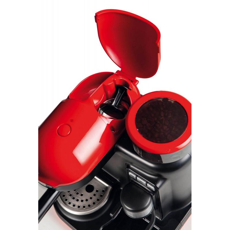 Ariete MACCHINA PER CAFFè ESPRESSO CON MACINACAFFè MODERNA ROSSO Convenienza