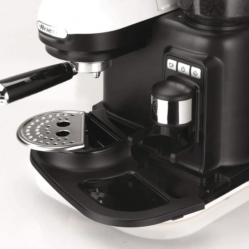 Ariete MACCHINA PER CAFFè ESPRESSO CON MACINACAFFè MODERNA BIANCO Novità