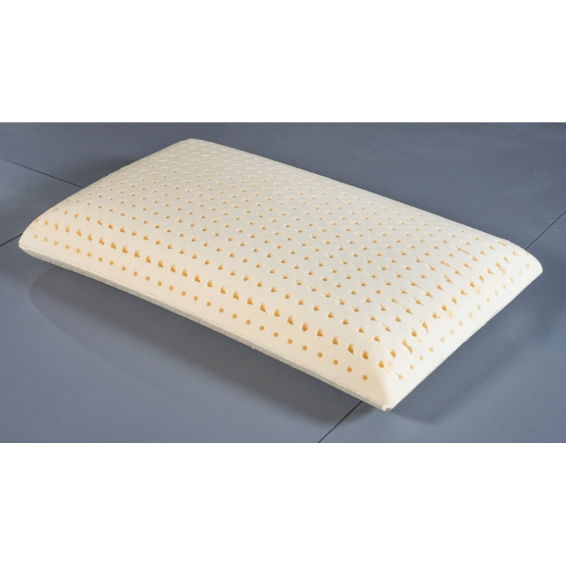 Cuscino LATTEX AIR Guanciale in Lattice Traspirante Jersey Cotone Anallergico Moda