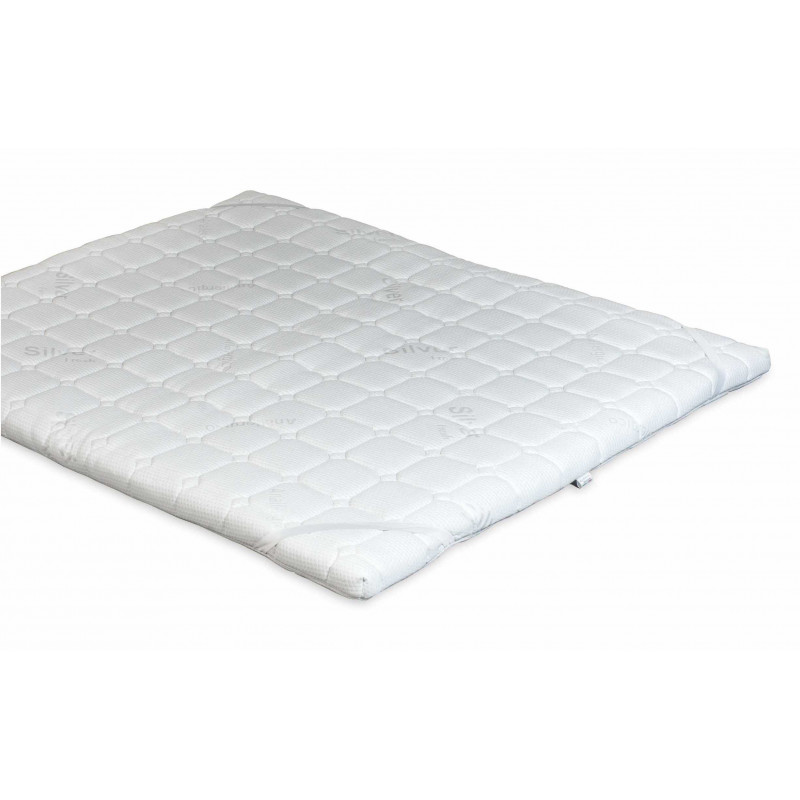 Materasso TOPPER MEMORY - 6 cm Anallergico Memory Fresh 100% Policotone 3D Air Made in Italy (VARIE MISURE) Vendita