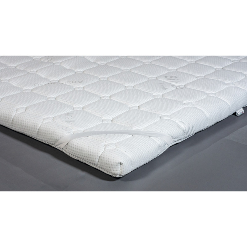 Materasso TOPPER MEMORY - 6 cm Anallergico Memory Fresh 100% Policotone 3D Air Made in Italy (VARIE MISURE) Vendita
