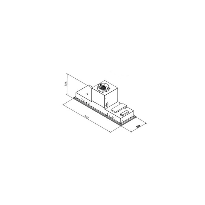 Lofra Gardenia 90 Integrato Acciaio inox 800 m³/h Fino Al -60%