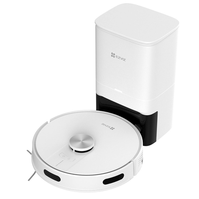 EZVIZ RE4 PLUS Aspirapolvere lavapavimenti robot con base svuota polvere connesso con app Online