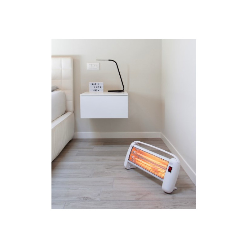 Argoclima Betsy Interno Bianco 1200 W Riscaldatore di ambienti elettrico al quarzo Vendita Calda