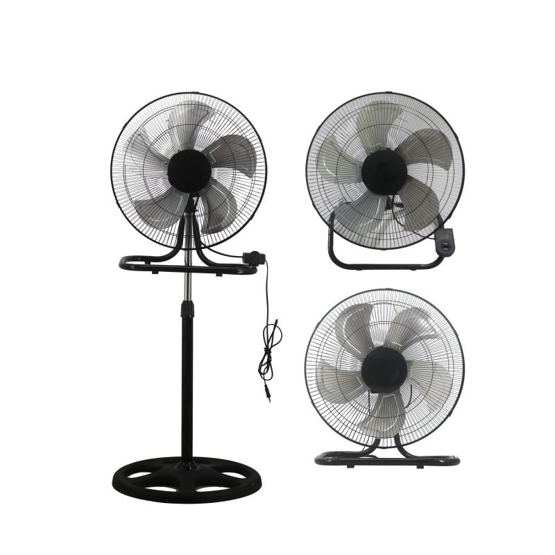 Pyramidea VPM45 ventilatore Nero Acciaio inox Italia