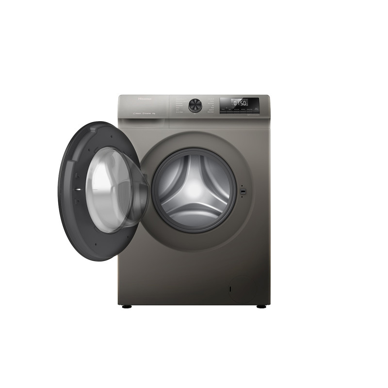 Hisense WFQP8014EVMT lavatrice Caricamento frontale 8 kg 1400 Giri/min Acciaio inox Shopping Online