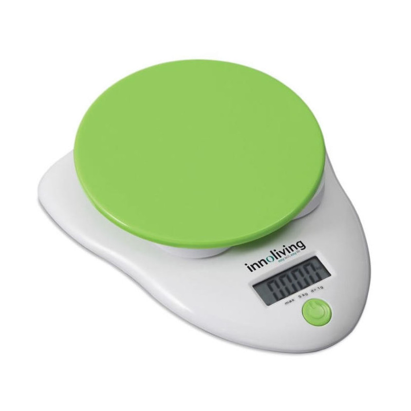 Innofit INN-126G bilancia da cucina Verde Bianco Superficie piana Bilancia da cucina elettronica Sconto