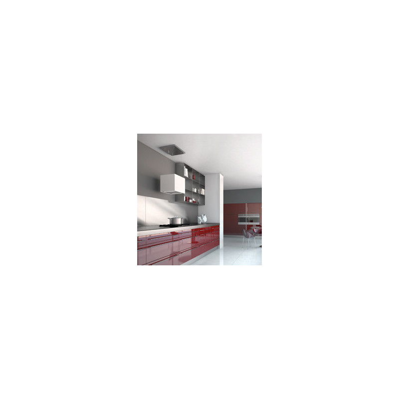 FABER S.p.A. Lybra Cappa aspirante a isola Acciaio inox Bianco 520 m³/h Vendita Calda