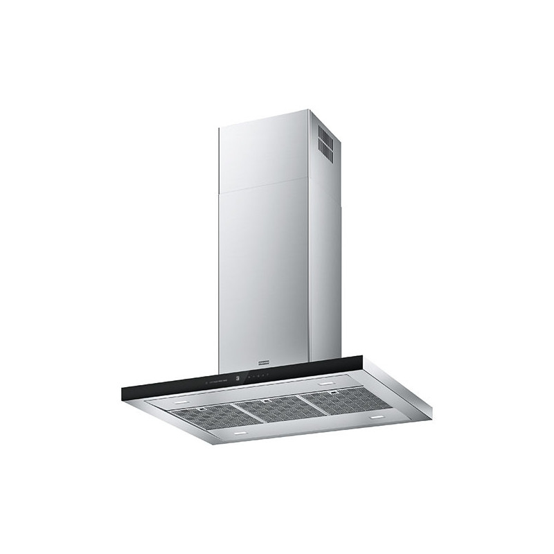 Franke T-SHAPE AVANT-SILENCE FTLN I H45 X/BK GLASS A90 Cappa aspirante a isola Nero Acciaio inox 750 m³/h A+ Italia