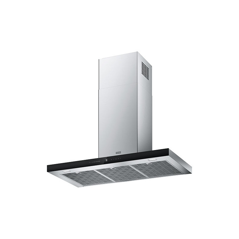 Franke T-SHAPE AVANT-SILENCE FTLN H45 X/BK GLASS A90 FRK Cappa aspirante a parete Nero Acciaio inox 750 m³/h A+ 2025