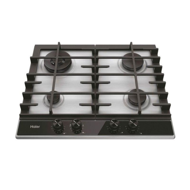 Haier Series 4 HAHG6BR4XH Acciaio inox Da incasso 59.5 cm Gas 4 Fornello(i) Economico