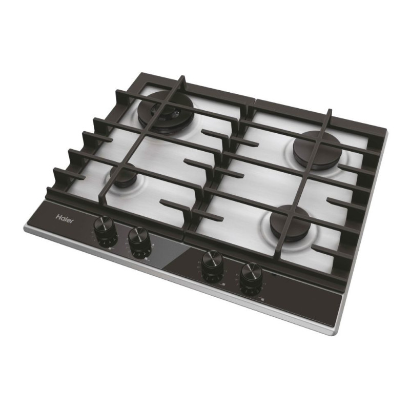 Haier Series 4 HAHG6BR4XH Acciaio inox Da incasso 59.5 cm Gas 4 Fornello(i) Economico