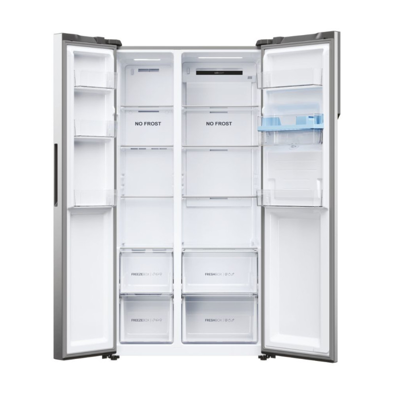 Haier SBS 90 Serie 5 HSR5918DWMP frigorifero side-by-side Libera installazione 521 L D Platino Acciaio inox In Vendita