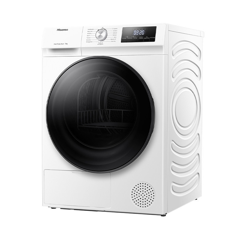 Hisense DHQA902U asciugatrice Libera installazione Caricamento frontale 9 kg A++ Bianco Hotsell