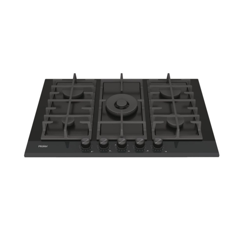 Haier Series 4 HAVG75HBPB Nero Da incasso 75 cm Gas 5 Fornello(i) Negozi Online