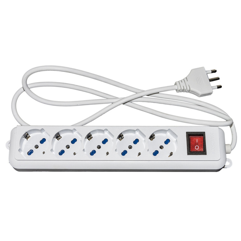 Link Accessori LKMP05 prolunghe e multiple 1 5 m 5 presa(e) AC Interno Bianco Promozione Limitata