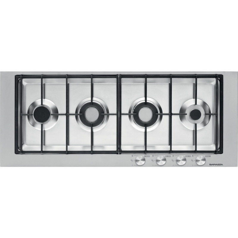 Barazza 1PBF104 piano cottura Nero Acciaio inox Da incasso Gas 4 Fornello(i) I Più Venduti