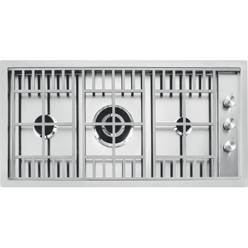Barazza 1PLB2TI piano cottura Acciaio inox Da incasso Gas 3 Fornello(i) Nuova