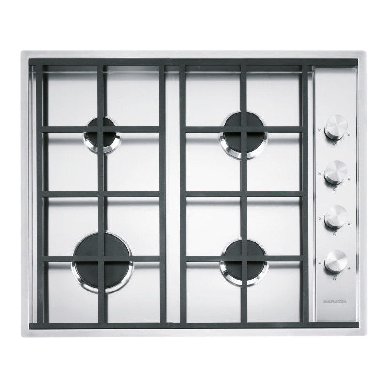 Barazza 1PLB4 piano cottura Acciaio inox Da incasso Gas 4 Fornello(i) Italy