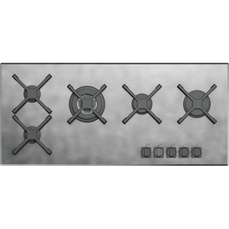 Barazza 1PUN105 piano cottura Nero Acciaio inox Da incasso Gas 5 Fornello(i) Italia