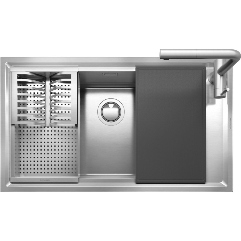Barazza 1LES91RK lavello Lavello ad incasso Rettangolare Acciaio inox Spedizione Gratuita