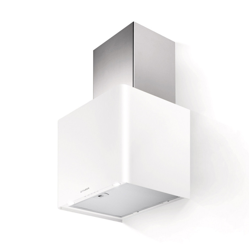 FABER S.p.A. Lithos EG6 WH Led A45 Cappa aspirante a parete Bianco 580 m³/h C Convenienza