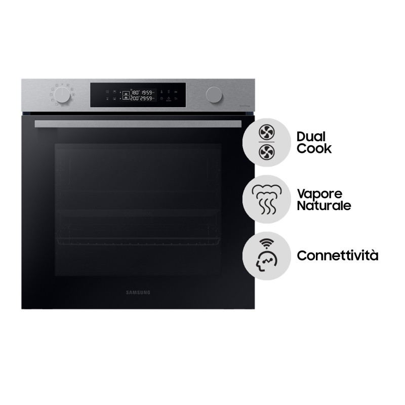 Samsung NV7B44403BS Forno ad incasso Dual Cook Serie 4 76 L A+ Inox Negozio