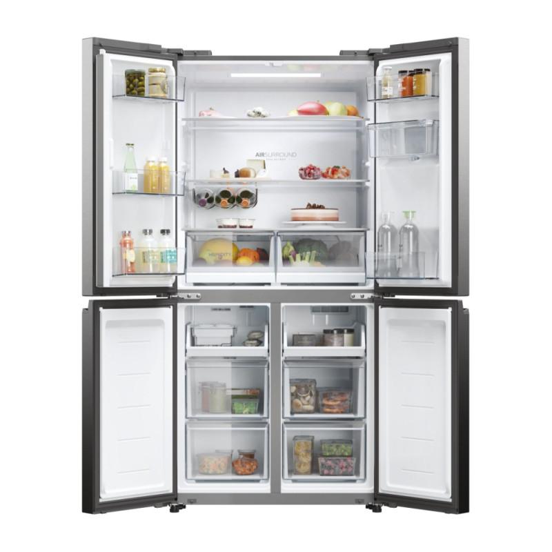 Haier Cube 83 Serie 5 HCW58F18EWMP frigorifero side-by-side Libera installazione 507 L E Platino Acciaio inox In Saldo
