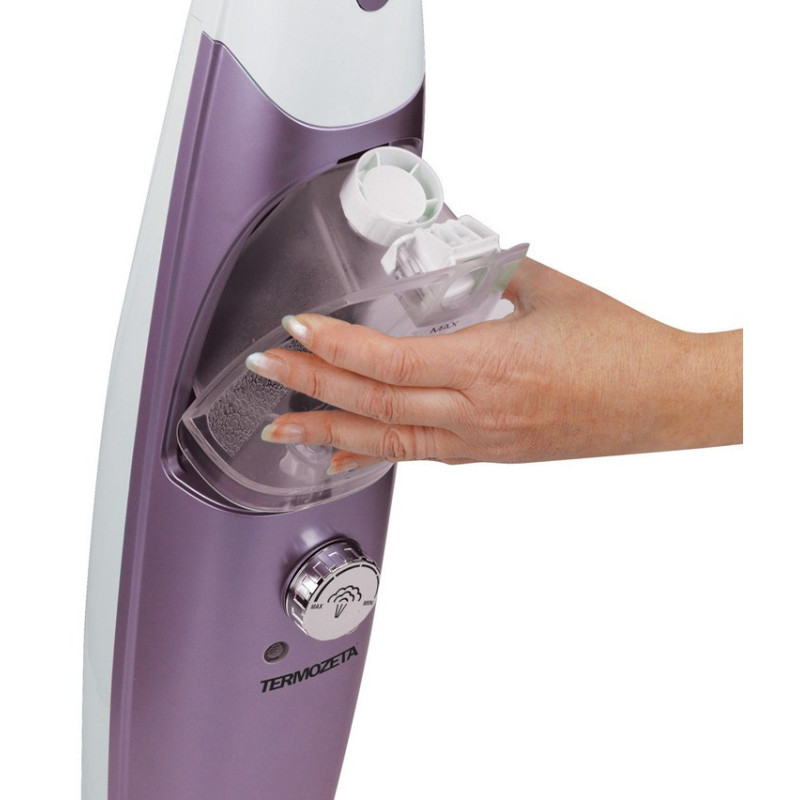 Termozeta 72703L Pulitore a vapore Scopa a vapore 0 65 L 1500 W Viola Bianco Italia