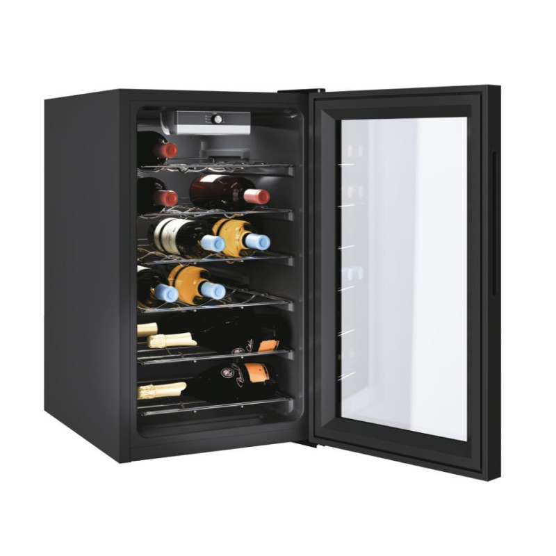 Candy CWC 021 M/NF Cantinetta vino con compressore Libera installazione Nero 21 bottiglia/bottiglie Affare Del Giorno
