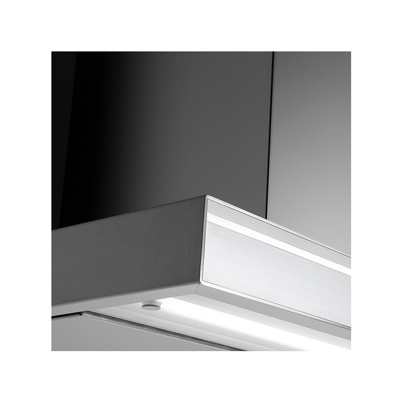 Falmec Lumina NRS Cappa aspirante a parete Nero Acciaio inox 800 m³/h B Negozio