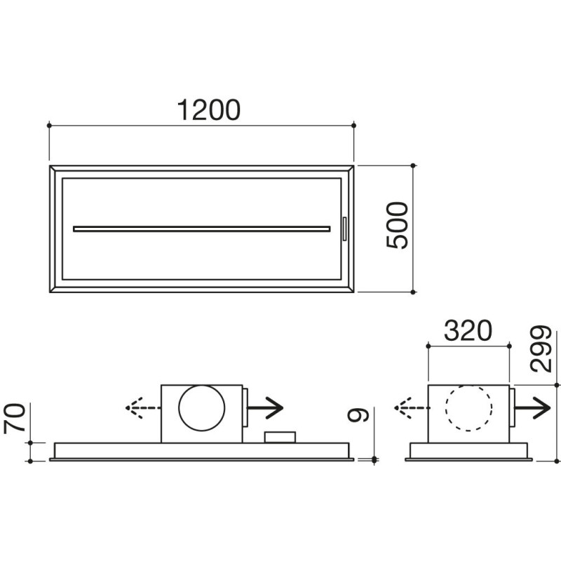 Barazza 1KBAS12 cappa aspirante Integrato a soffitto Acciaio inox 1000 m³/h Acquista Ora
