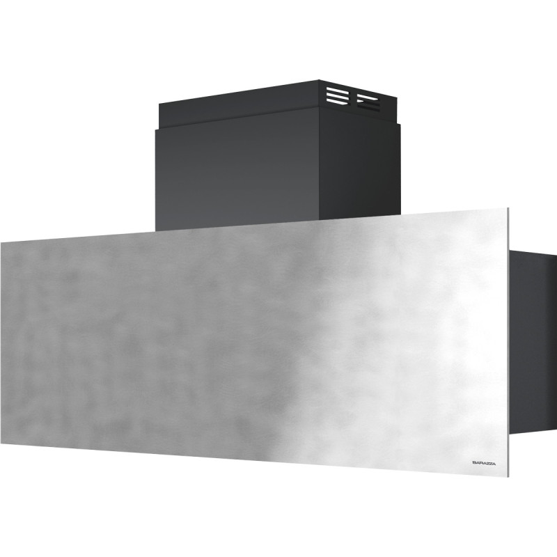 Barazza 1KUNP121 cappa aspirante Cappa aspirante a parete Nero Acciaio inox 800 m³/h A Convenienza