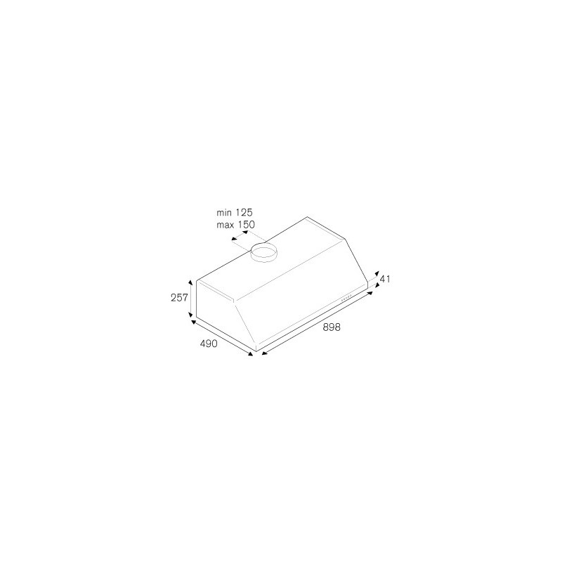 Bertazzoni La Germania KU90PRO1XA cappa aspirante Integrato a soffitto Acciaio inox 800 m³/h A Esporta salva
