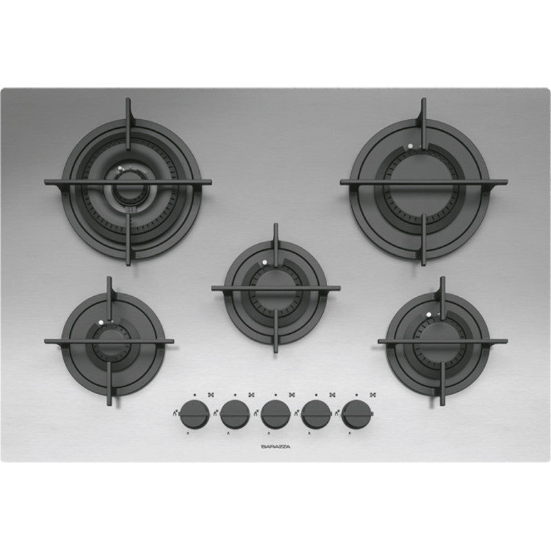 Barazza 1PMD70 piano cottura Acciaio inox Da incasso 75 cm Gas 5 Fornello(i) Italy
