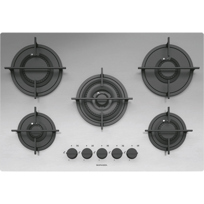Barazza 1PMD75 piano cottura Acciaio inox Da incasso 75 cm Gas 5 Fornello(i) Italia