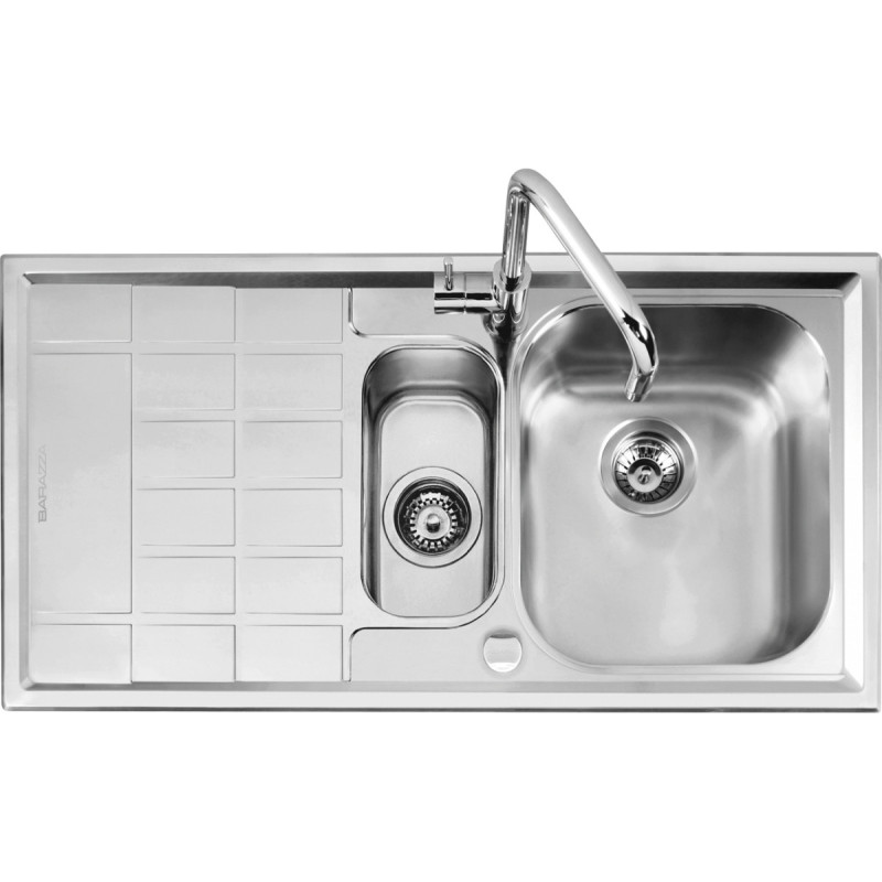 Barazza 1LLV100/S lavello Lavello ad incasso Rettangolare Acciaio inox Novità