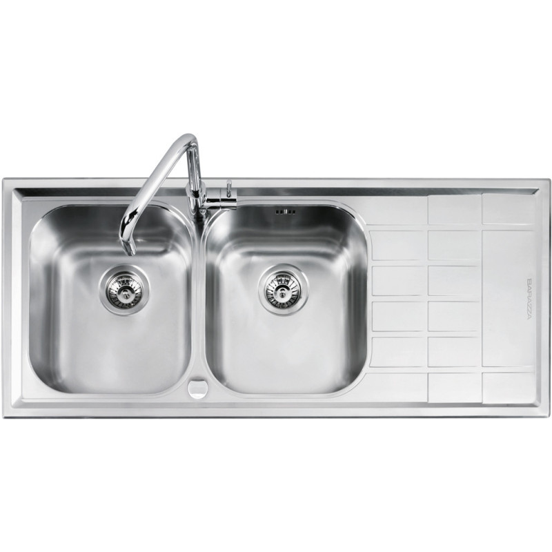 Barazza 1LLV120/2D lavello Lavello ad incasso Rettangolare Acciaio inox Online