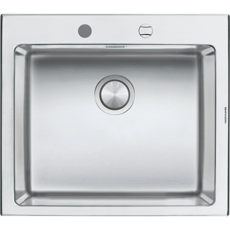 Barazza 1LBO61 lavello Lavello ad incasso Rettangolare Acciaio inox Negozio online di fabbrica