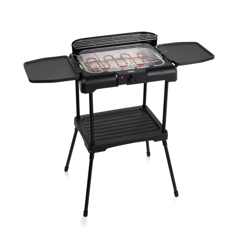 Princess 01.112250.01.001 BBQ elettrico con ripiani laterali Offerta San Valentino
