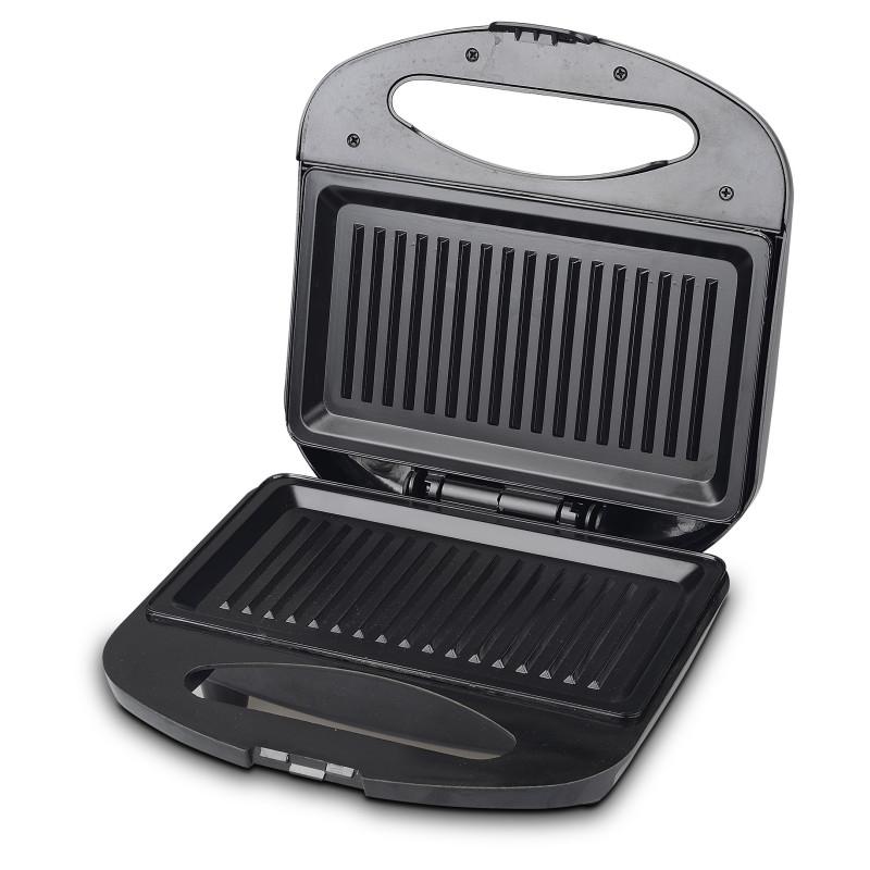 NODIS ND-GRILLY 750 tostiera 800 W Nero Acciaio inox Smaltimento dello stoccaggio