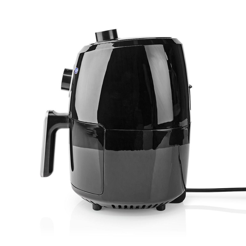 Nedis KAAF120FBK friggitrice Singolo 2 4 L Indipendente 1000 W Friggitrice ad aria calda Alluminio Nero Sconti VIP