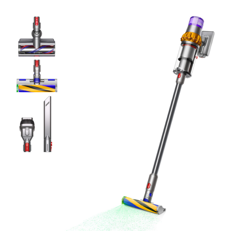 Dyson V15 Detect Absolute aspirapolvere senza filo Nichel Giallo Senza sacchetto Ultimi tre giorni