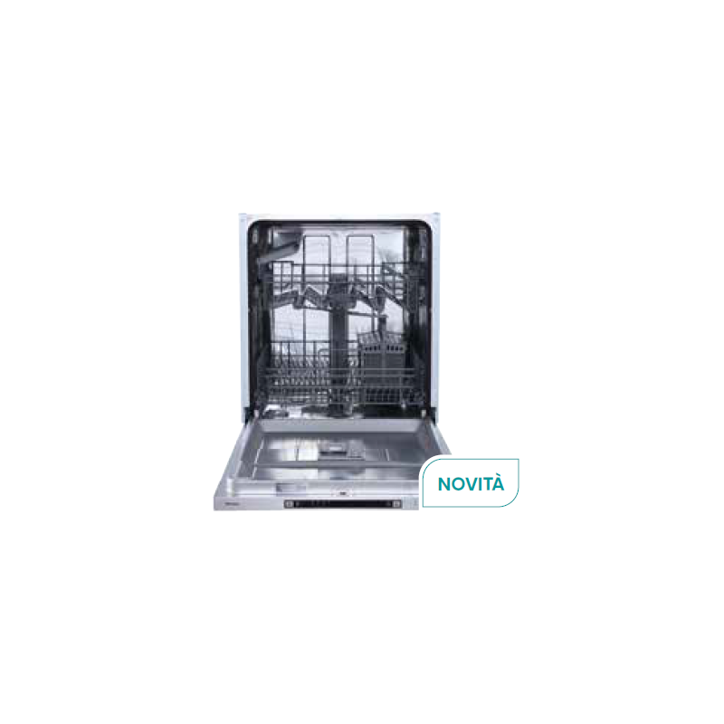 HISENSE HV622D10 Lavastoviglie da incasso a scomparsa totale 60 cm 13 coperti 7 programmi classe D bianca Sostegno trimestrale