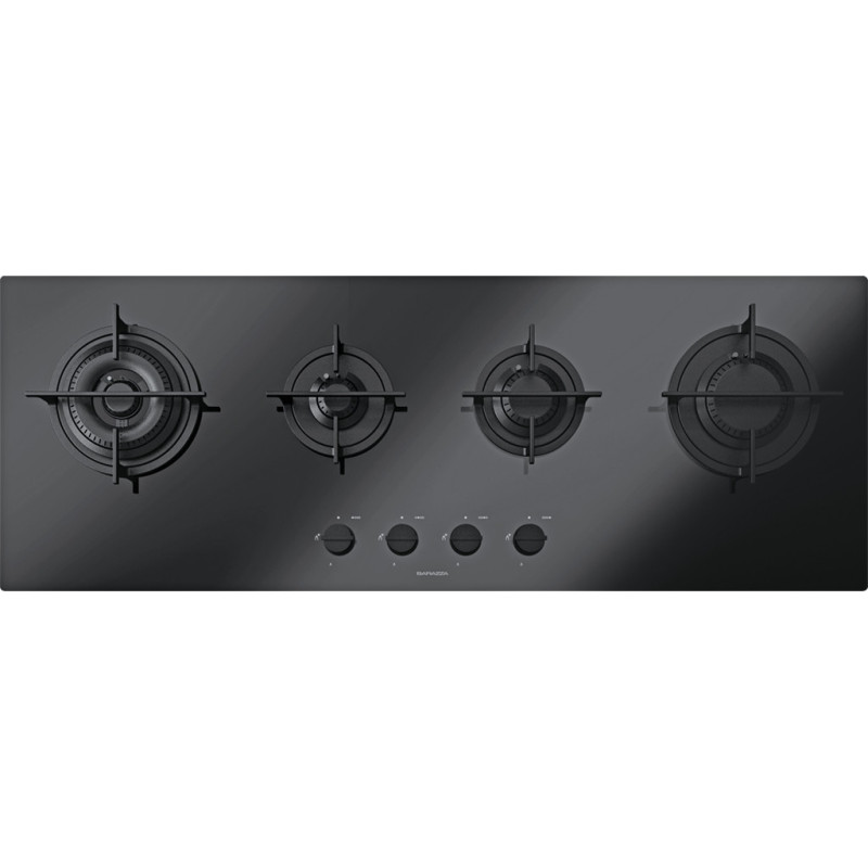 Barazza 1PMD104N piano cottura Nero Da incasso Gas 4 Fornello(i) Vendite Flash