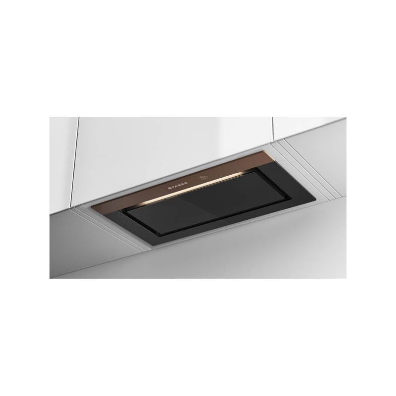 FABER cappa sottopensile bi-air kl 305.0615.687 vetro nero e marrone chiaro da70 cm Flash Sale