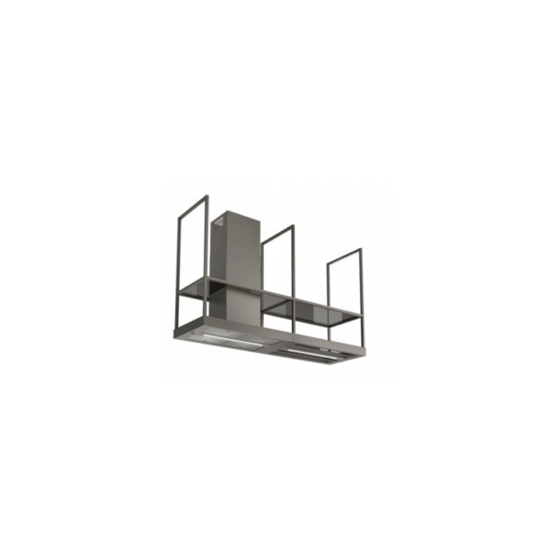 FABER S.p.A. T-Shelf EV8 Titanium Matt A180 Cappa aspirante a isola Titanio 700 m³/h C Offerta Pasqua