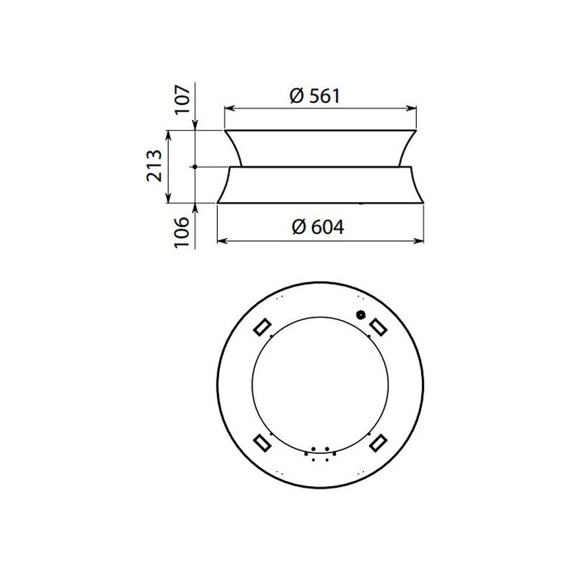 Falmec Dama Sospeso Acciaio inox 600 m³/h Vendita