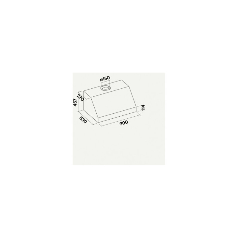 Falmec Zeus Pro Cappa aspirante a parete Acciaio inox 1000 m³/h A Soddisfazione Garantita