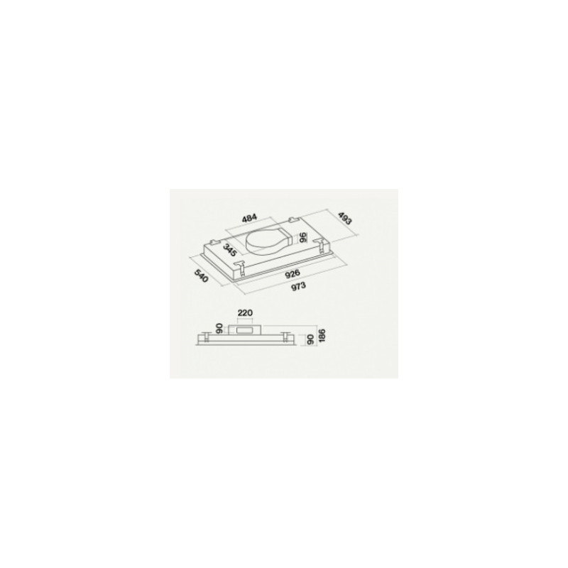 Falmec Stella Integrato a soffitto Acciaio inox B Fino Al -60%
